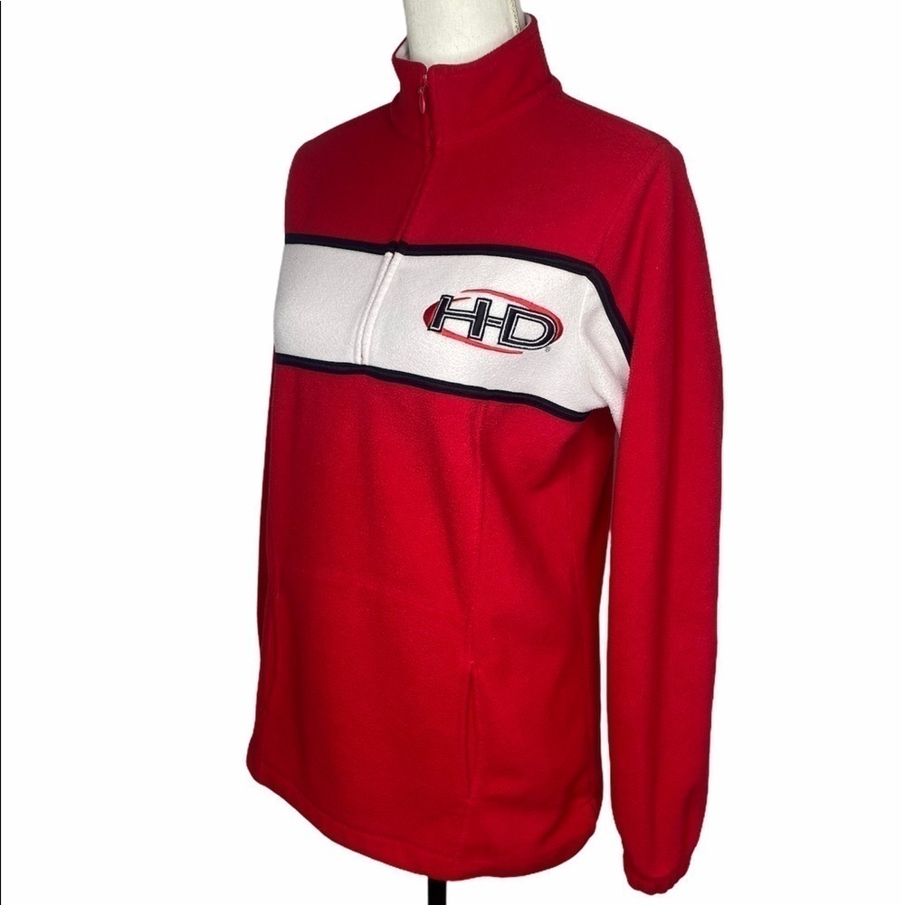 HARLEY-DAVIDSON Quarter Zip Long Sleeve PullOver - Picture 3 of 11